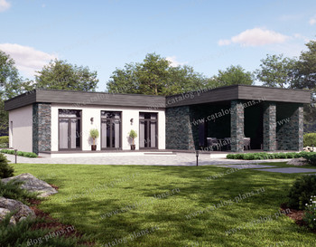 П-89 СПА Бассейн, сауна., хамам 17.35x14.4 м