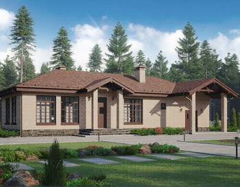 В-64. СПА-комплекс с хамам и сауной 19x8 метров.