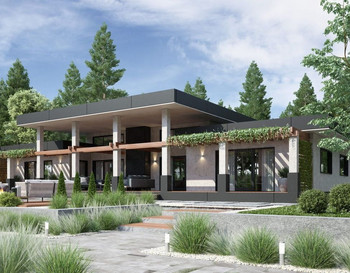 ТНК-62 СПА-комплекс с бассейном, сауной и спальней 23*14  м.