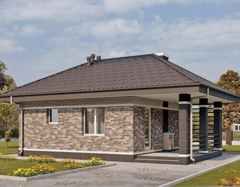 К-05 Банный комплекс с комнатой отдыха  9.9*5,95 м.