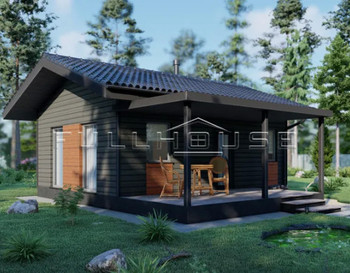 И-02  Баня с террасой  8.2* 6 метров